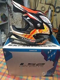 Casco motocross omologato taglia M