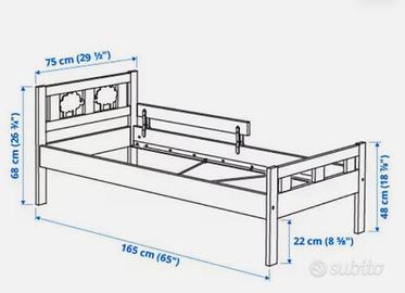 Struttura lettino bambini Ikea
