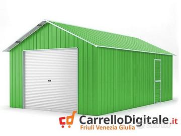 Baracca cantiere 438x724 saracinesca verde chiaro