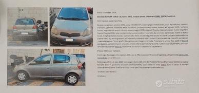 Toyota Yaris 2005, 5 porte, Roma