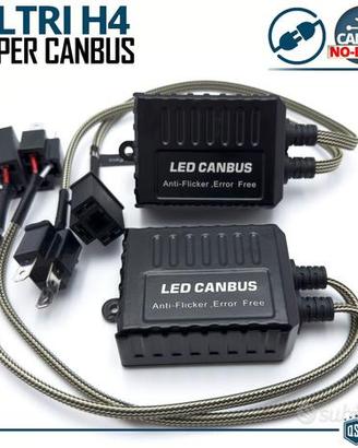 RESISTENZE Super CANbus H4 per Kit Led SPEGNI SPIA