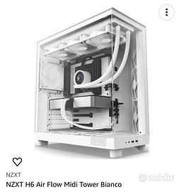 Case NZXT H6 Air flow midi tower bianco
