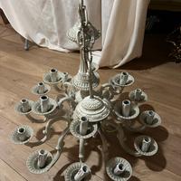 Lampadario classico 16 portalampade antico vintage