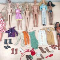 Lotto Bambole Barbie Ken e altro Vintage