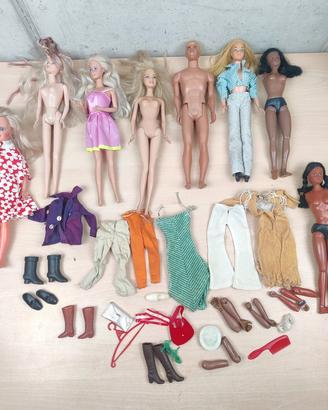 Lotto Bambole Barbie Ken e altro Vintage