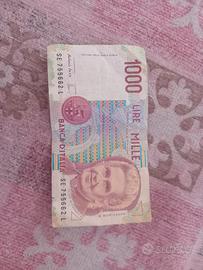 Lotto 3 banconote vecchie lire
