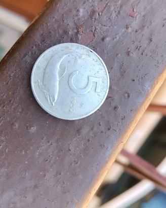 5 lire  anno 1952