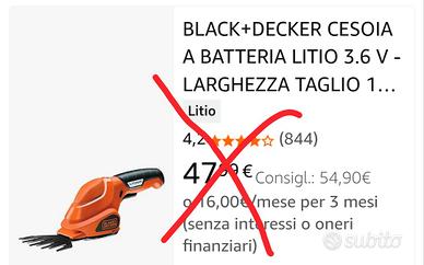 taglia bordi a batteria 