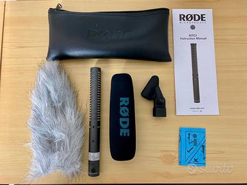 RØDE NTG1 microfono shotgun XLR + paravento RØDE