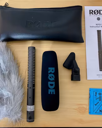 RØDE NTG1 microfono shotgun XLR + paravento RØDE