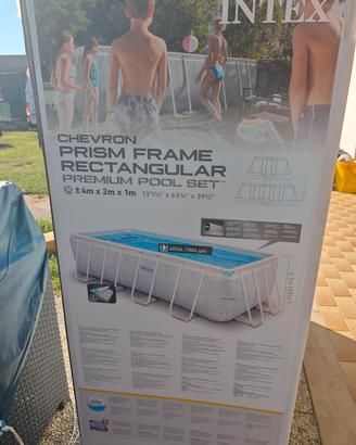 piscina Intex 4mx2x1 con accessori 