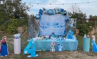 4 Sagome frozen in polistirolo per compleanno