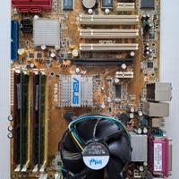 Scheda Madre Asus P5LD2 + intel core 2 Duo E6400 +