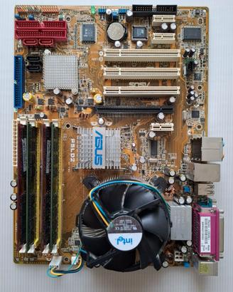 Scheda Madre Asus P5LD2 + intel core 2 Duo E6400 +