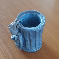 Portapenne Paolo Chiari Firenze dipinto a mano 