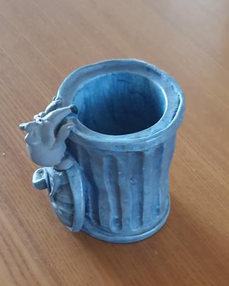 Portapenne Paolo Chiari Firenze dipinto a mano 