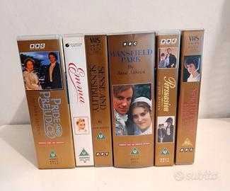 6 film Jane Austen in inglese VHS