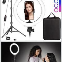 Attrezzatura foto/video Ring light treppiede