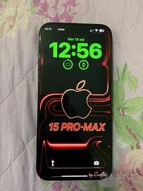Iphone 15 pro max 256 gb nero titanio