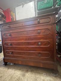 Cassettone antico stile umbertino