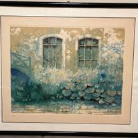 Litografia "Giardino" di Giuseppe Giorgi 100/100