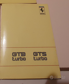 Manuale Uso e Manutenzione Ferrari 208 turbo