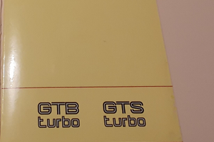 Manuale Uso e Manutenzione Ferrari 208 turbo