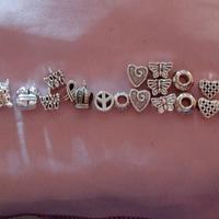 ciondoli simil PANDORA acciaio 