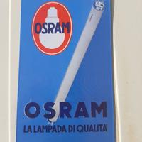 INSEGNA OSRAM LA LAMPADA DI QUALITA'TARGA