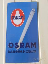 INSEGNA OSRAM LA LAMPADA DI QUALITA'TARGA