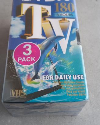 Lotto 3 Videocassette - Nuove Sigillate VHS TDK180