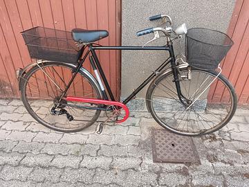 Bicicletta da Città uomo vintage pronta all'uso 