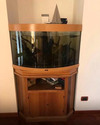 Acquario completo di mobile angolare