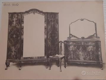 Camera completa Chippendale anni 40 mobilificio Di