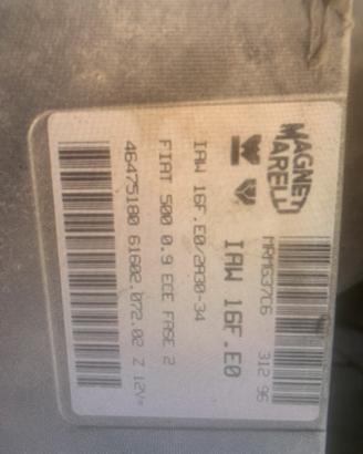 Eprom rimappate x fiat 500 900cc