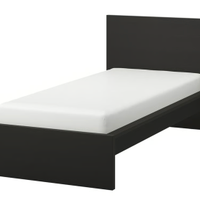 Letto singolo Malm IKEA