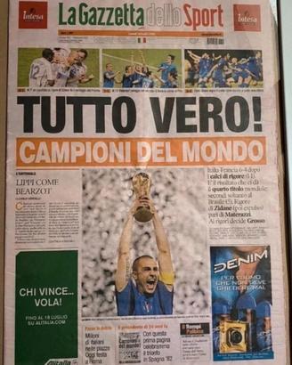 La Gazzetta dello Sport: Campioni 2006 e 2021