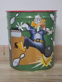 Paperino Giocatore Bowling - Bidone in Latta Mivat