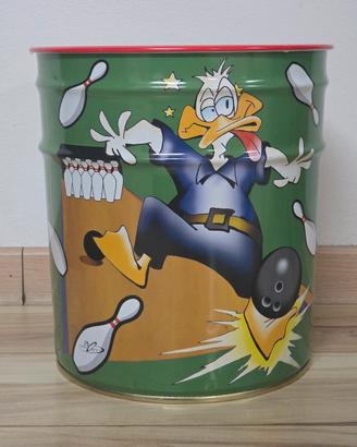 Paperino Giocatore Bowling - Bidone in Latta Mivat