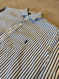Camicia Polo Ralph Lauren L a righe bianche/blu