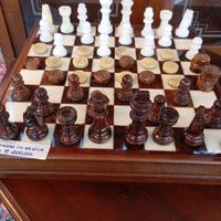 scacchiera in radica di olmo