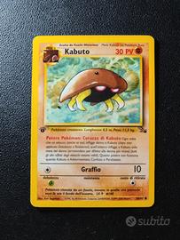 Kabuto Prima Edizione Exc - Carte Pokemon Fossil