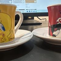 Servizio tazzine da caffè di Titti e Sivestro