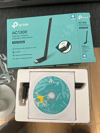 TP LINK AC1300 antenna rete wifi + usb