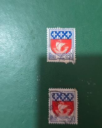 francobolli repubblica francese 