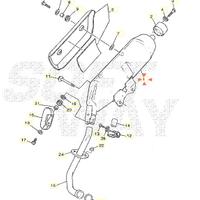 Marmitta Yamaha Majesty 125 5NRE47110100 foto illu
