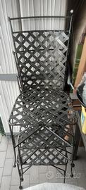 sedie in ferro battuto 