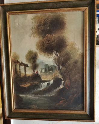 Dipinto in olio su tela a firma Ravel (1915)