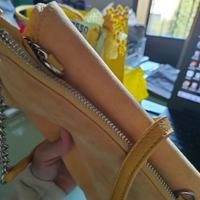 Borsa gialla pelle Marca XTI confezione negozio