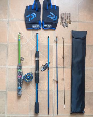 Canne Da Pesca Spinning Mosca Travel E Accessori 